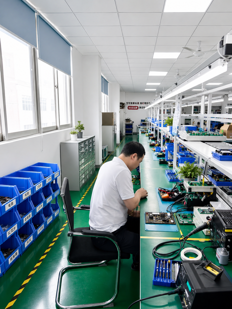 Shenzhen Jutai Comm Co., Ltd. ligne de production du fabricant
