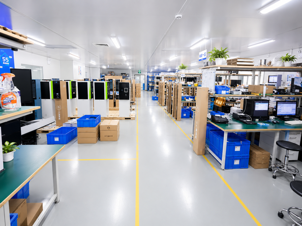 Shenzhen Jutai Comm Co., Ltd. ligne de production du fabricant