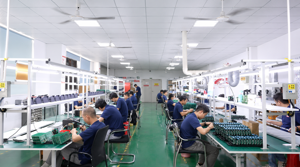 Shenzhen Jutai Comm Co., Ltd. ligne de production du fabricant