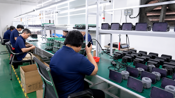Shenzhen Jutai Comm Co., Ltd. ligne de production du fabricant
