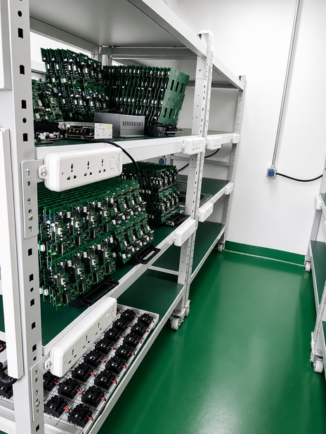 Shenzhen Jutai Comm Co., Ltd. ligne de production du fabricant
