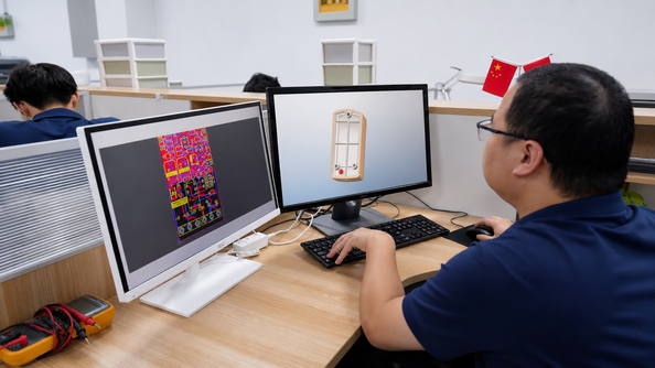 Shenzhen Jutai Comm Co., Ltd. ligne de production du fabricant