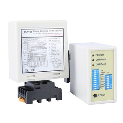 acheter Détecteur de véhicule à double boucle avec sécurité renforcée anti-interférences transversales Relais de sortie Relais de défaut Poids brut 300 G fabrication en ligne